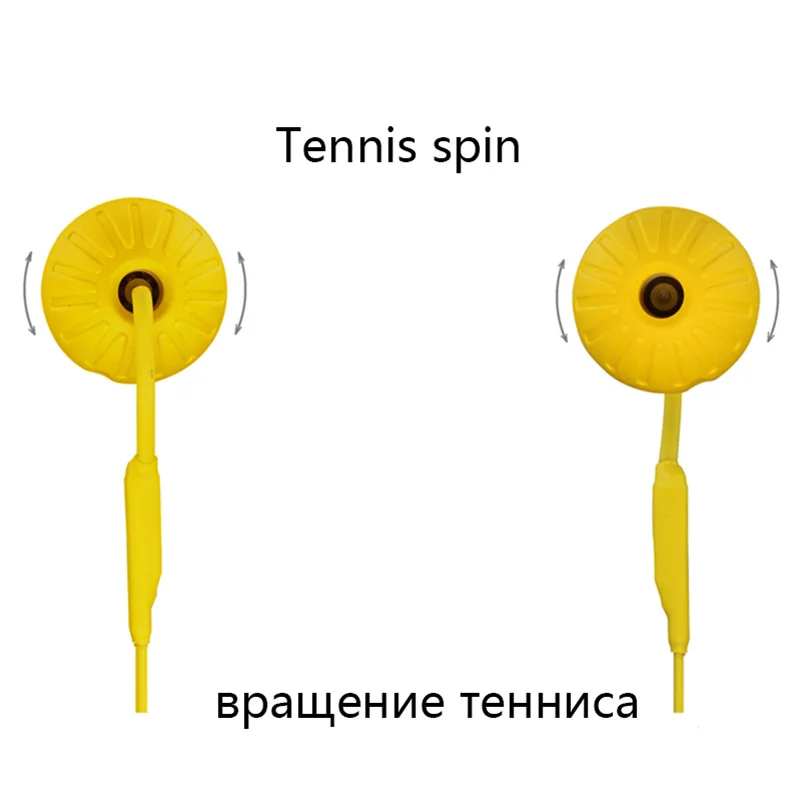 Herramienta de entrenamiento de Tenis, máquina de práctica profesional Topspin, equipo portátil de entrenamiento de pelota para principiantes,