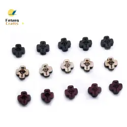 50pcs 10mm Square Wood Cross Pendants Wooden Beads For Necklace/Bracelet/Earring Pendant
