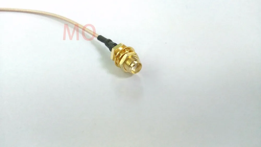 Imagem -02 - Conector Fêmea Sma para Interface de Solda Conector Fêmea 20cm Rg5.0 Venda de Cabo de Extensão de Pigmento com 100 Peças