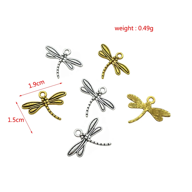 Insect Dragonfly Bio Vitality Pendant for Jewelry Making DIY Bracelet Necklace Accessories Charms Material Wholesale