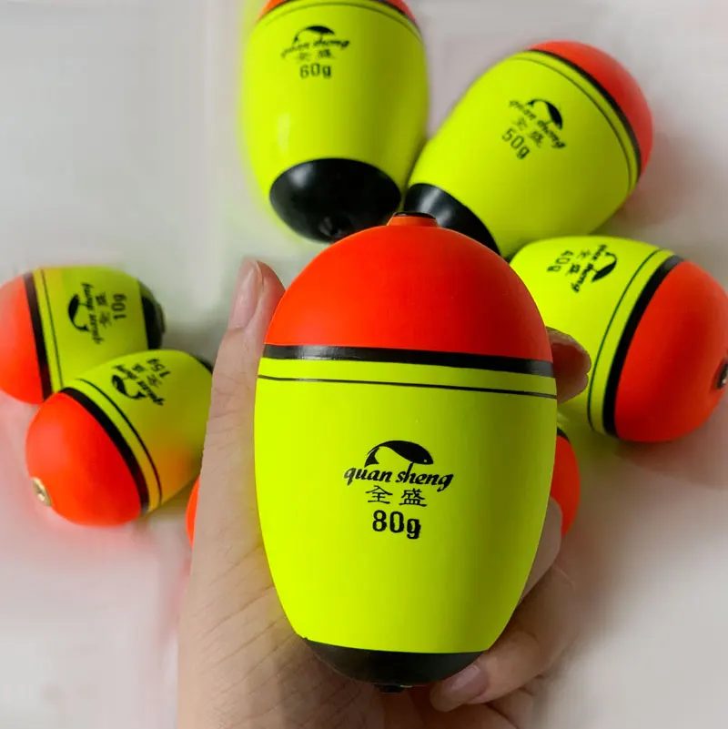 1pc Buoyancy 10g-150g EVA Fishing Float Floating Nonabsorbent Water Boya Fishing Float Rock Fishing Bobber Tackle