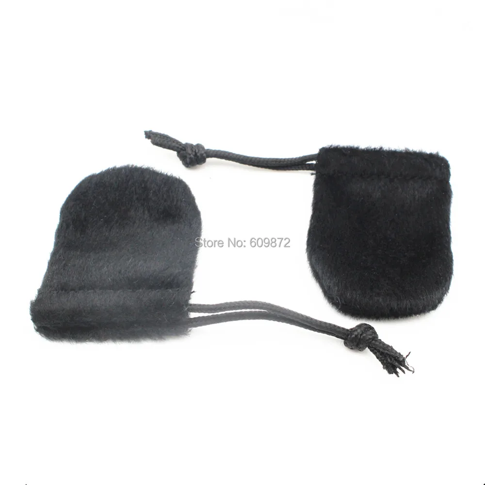 2Pcs Velvet mic windscreen mic covers for David Clark's M-1/DC and M-87 amplified dynamic mics