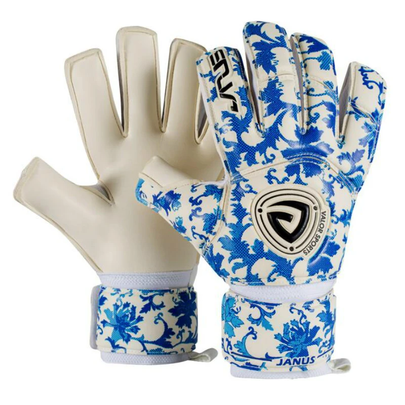 Thickened 4mm Latex Goalie Gloves With Finger Protection Goalkeeper Gloves Men Soccer Football Goal keeper Gloves