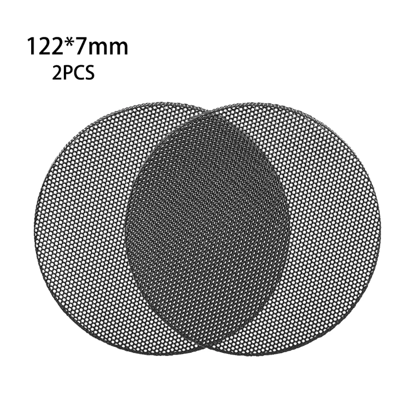 Do 1 "/2"/2.5 "/3"/3.5 "/4"/5 "/6"/8 "cal głośnik konwersji pokrywa z siatki samochodowy sprzęt Audio-dekoracyjne koło siatka metalowa siatka ochronna 2pc