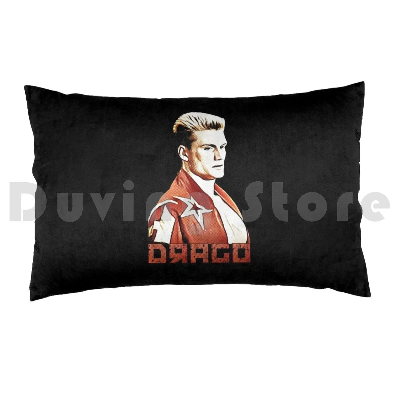 Ivan Drago-Pillow case Ivan Drago 4 Boxing Sports 80s Classic Movie Dolph Lundgren Sylvester