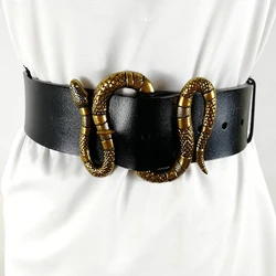 Luxury Belts For Women High Quality Genuine Leather Female Waist Wide Corset Belt Plus Size Big Waistband For Coat Dress