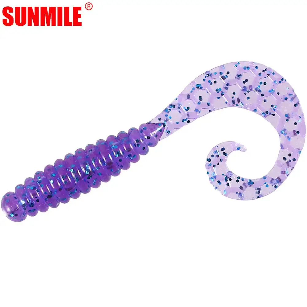 SUNMILE Señuelo shad blando 55-75mm – Para perca