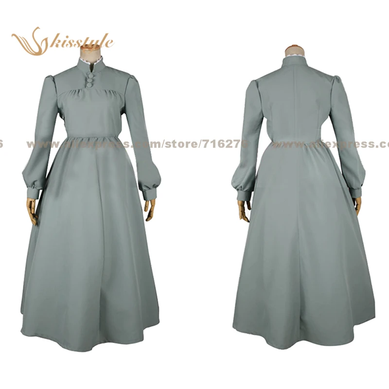 

Kisstyle Fashion Howl's Moving Castle Sophie Hatter Gray Uniform COS Clothing Cosplay Costume,Customized Accepted