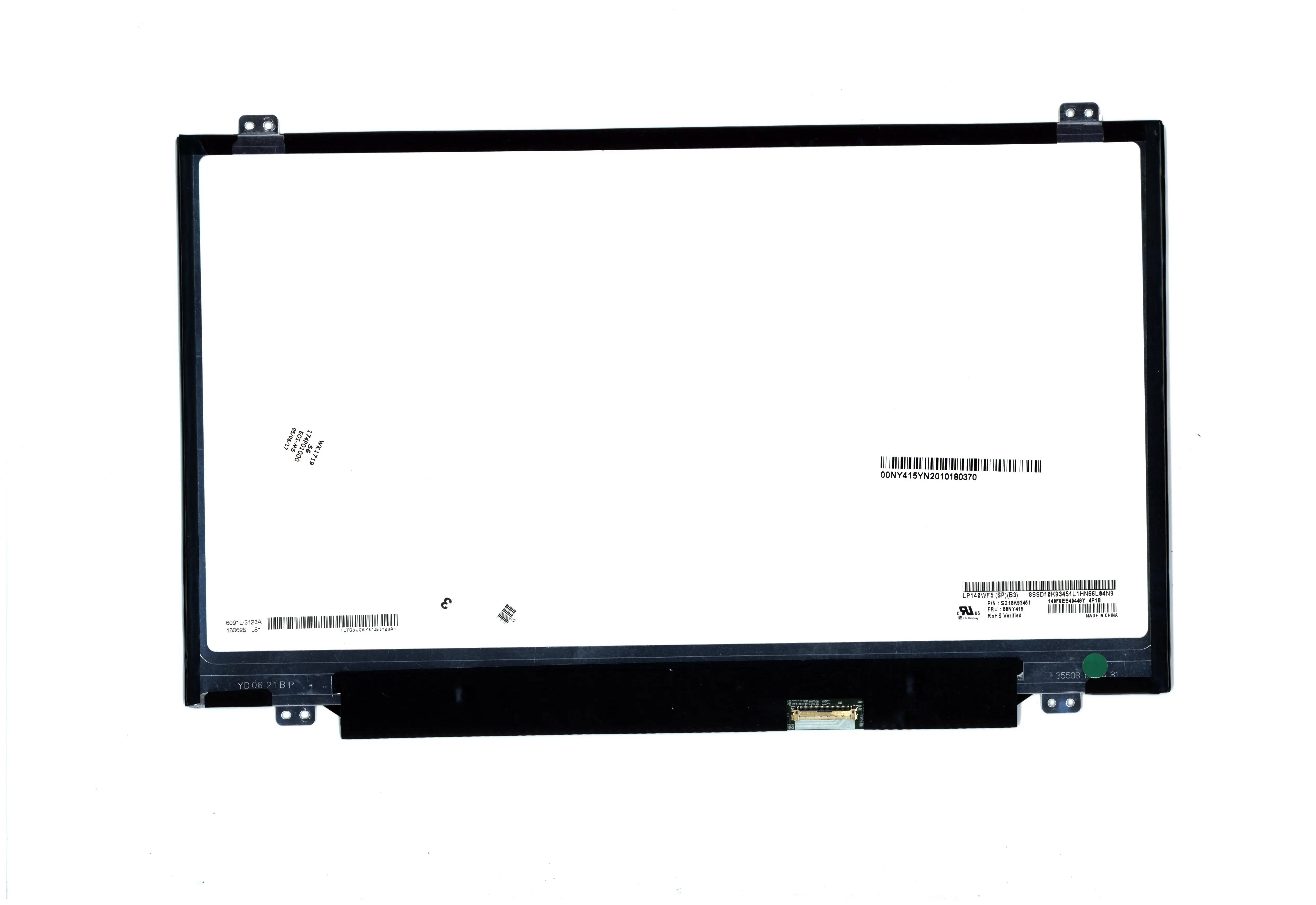 Imagem -02 - Original para Lenovo Thinkpad T460 T460s 40pin Fhd Toque Ips Display Led Lcd Painéis de Tela Lp140wf5 Spb3 para Toque 00ny415 Novo