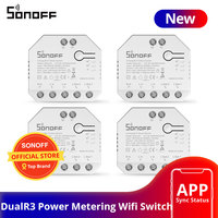 Wholesale SONOFF DUALR3 Wifi Smart Switch DIY MINI Switch Dual Relay Two Way Control Power Metering Work with Alexa Google Home