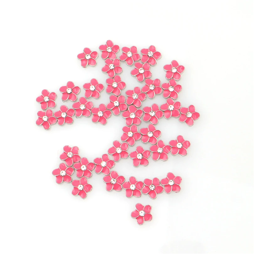 20Pcs Cactus Plant Rose Flower Floating Charms Sun Flower Tree Pendant For Glass Living  Locket Necklaces Jewelry Wholesale