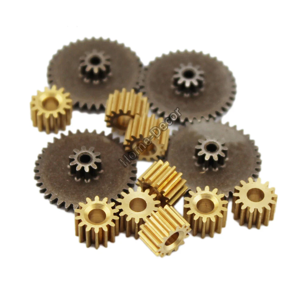 2pcs  0.5 Modulus DIY Spindle Steel Gear Toy Car Motor Gearbox Model Toy Motor Gear Shaft Gear  Metal Gear Iron Gear Spindle #1