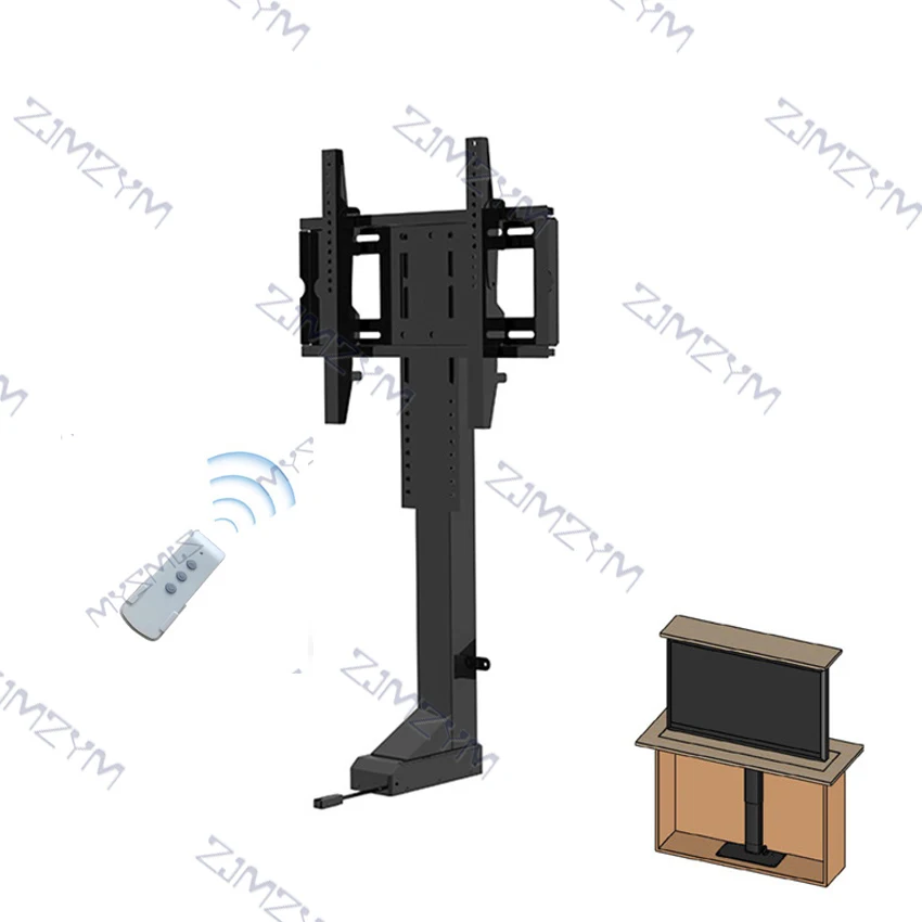 TV Lift Motorized TV Lift TV Automation System with mounting brackets 575-1225mm/710-1610mm for 32-57 inch/42-70 inch TV