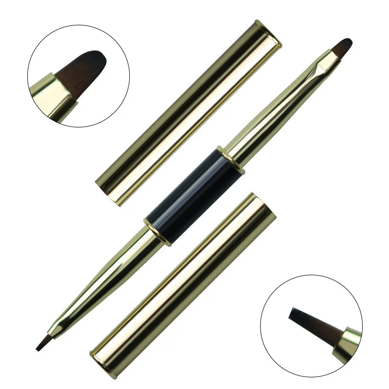 Dual End Nail Art Streifen Linien Liner DIY Malerei Pinsel Flüssiges Pulver Acryl UV GEL Extension Builder Französisch Zeichnung Stift