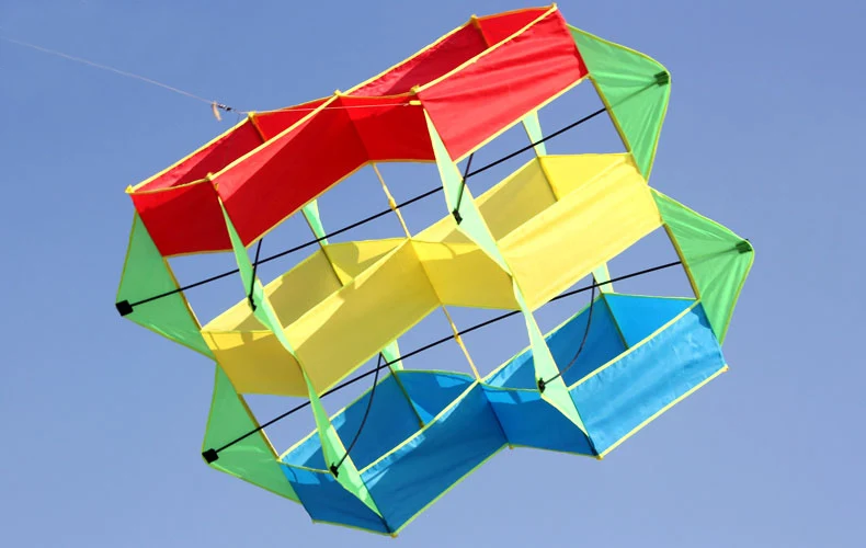 Cometa 3D gigante profesional de alta calidad con mango y línea, buen vuelo, novedad