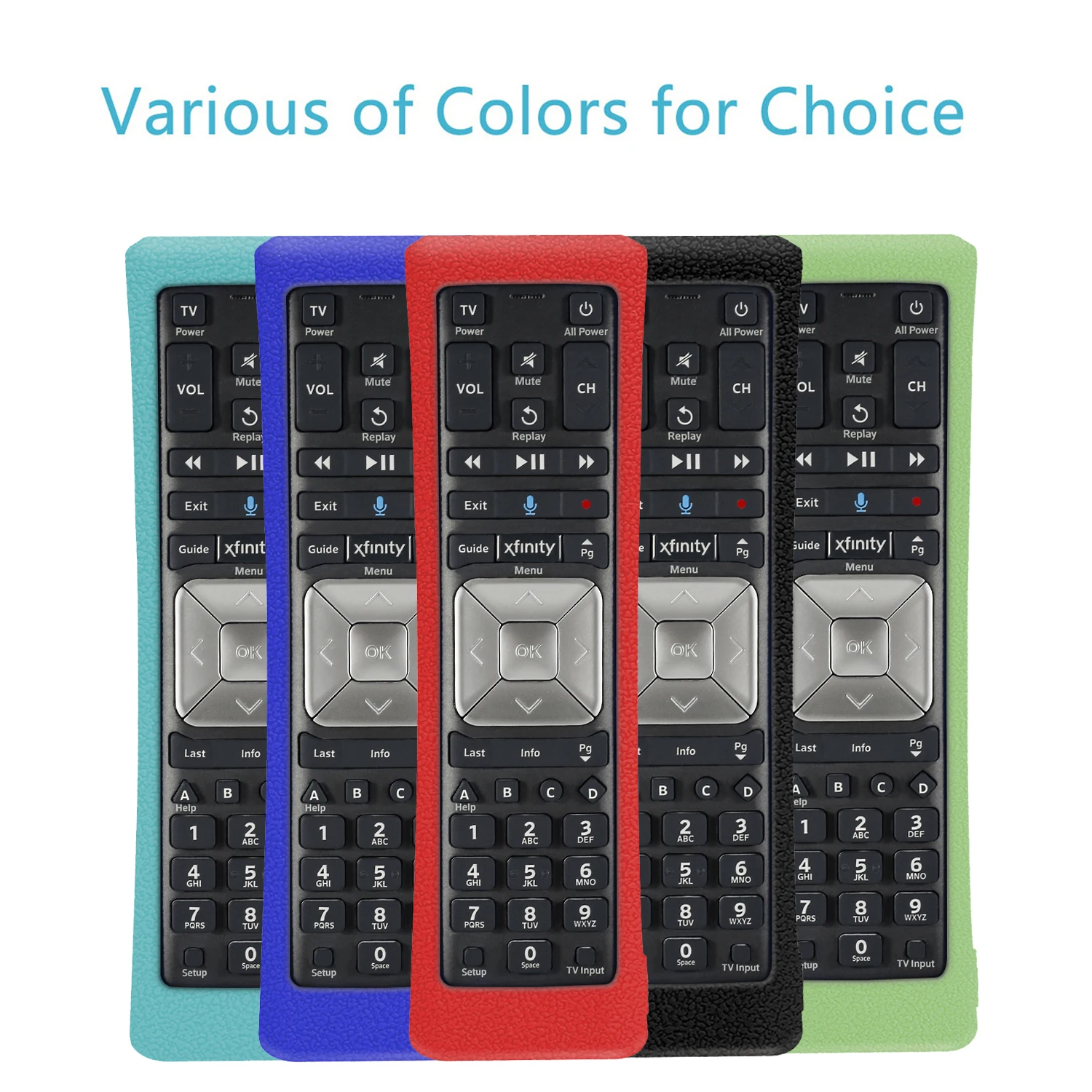 حافظة حماية من السيليكون مناسبة لجهاز التحكم عن بعد XFinity ، غطاء بإضاءة خلفية التلفزيون ، كابل تنشيط صوت ممتاز ، Comcast XR11 ، مقاوم للصدمات