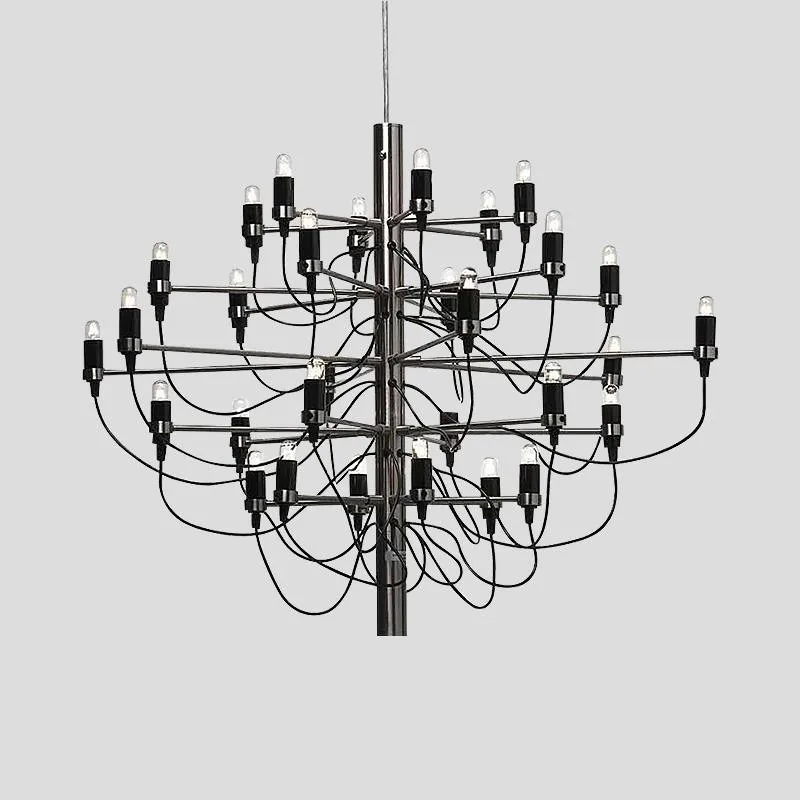 

Dining Living Room LED Chandelier Modern Creative Duplex Building Staircase Large Pendant Lamp Bedroom Villa Lighting Fixtures