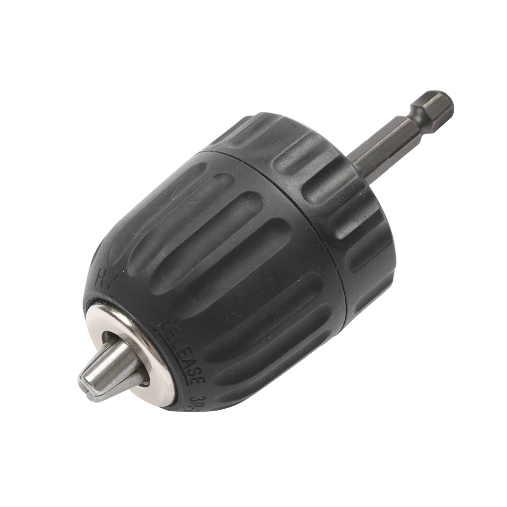 Novo keyless broca chuck chave de fenda impacto driver adaptador 1/4 adaptor shank haste a 3/8 hex hex haste adaptador brocas venda quente