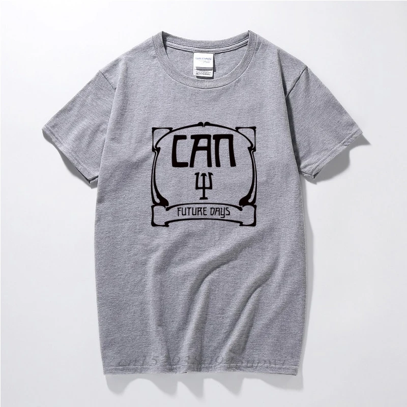 Can Future Days Tribute Krautrock T-Shirt 100% PSwagium Cotton Short sleeve T shirt Fashion Camisetas hombre Tee shirt