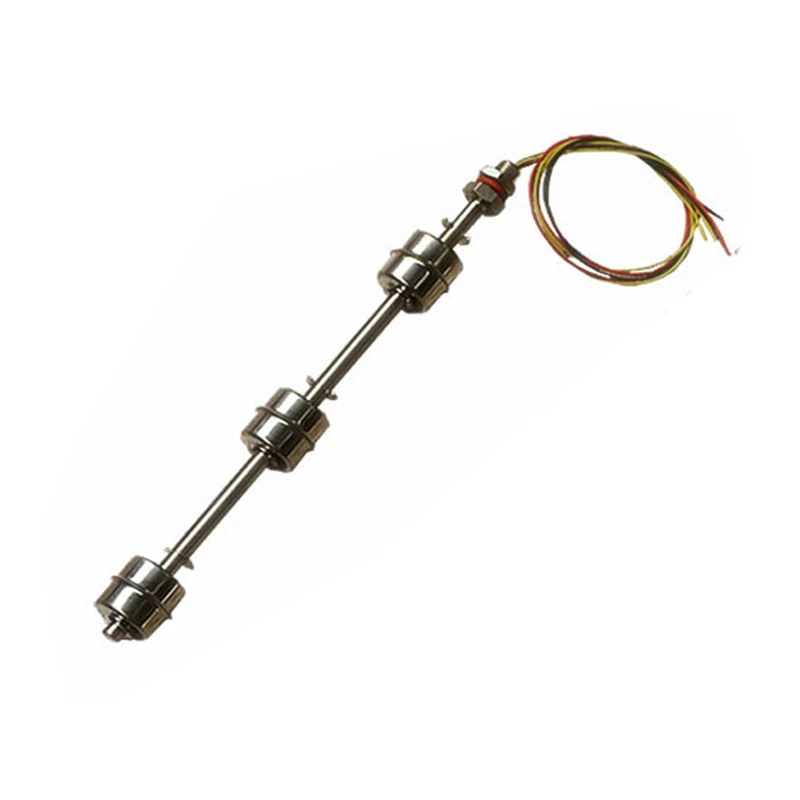 Length 150-600MM three floating balls of stainless steel automatic level 220V switch sensor