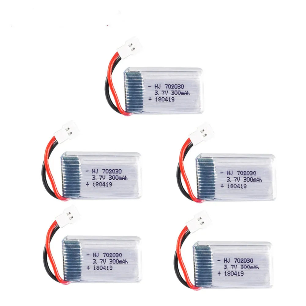 3.7V 300mAh 702030 lipo Battery + Charger Set For Syma X11 E55 FQ777 FQ17W F180 FY530 U816 U816A U830 X100 H107 S39-1 HD-1306