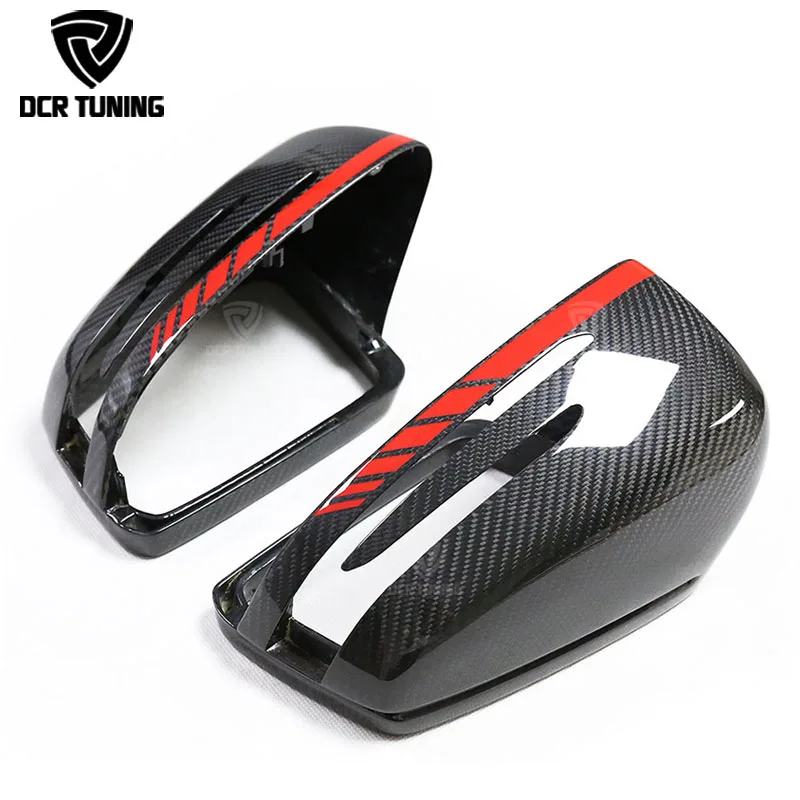 For Mercedes Car Accessories W204 W207 W212 W176 W218 W221 Dry Carbon caps for Mercedes A C CLS E CLA Class Carbon Mirror Covers