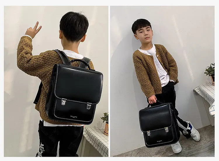 Children PU Japan school Bag students backpack bag for girls Japan School Backpack for boys kids Orthopedic backpack book bags