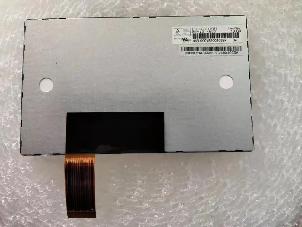 HSD070IFW01-A0 7 inch screen curved cable 40PIN HD TX070HBN-00 HSD070-27LED HSD070TFW01-A0 LCD Displays
