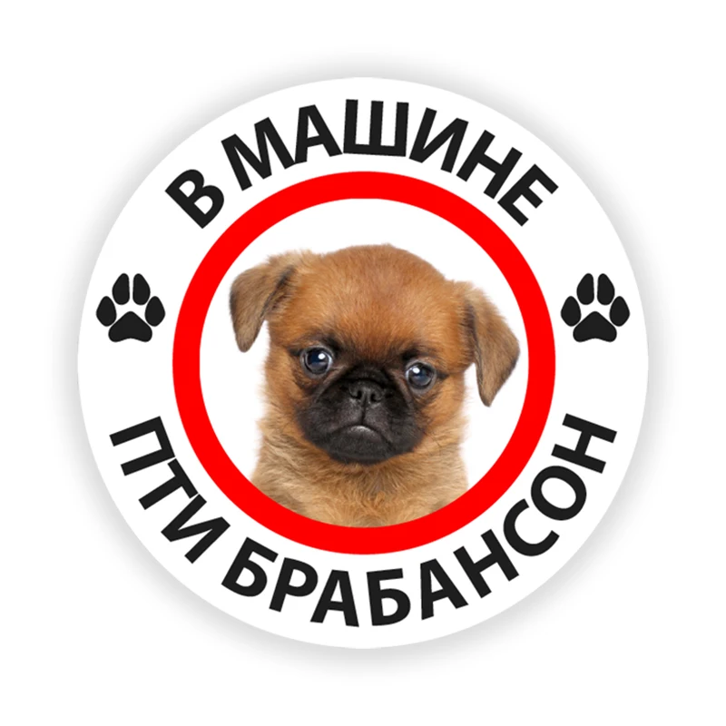 B0215# Self-adhesive Decal Pti Brabanson in the Car Car Sticker Waterproof Auto Decors on Bumper Rear Window