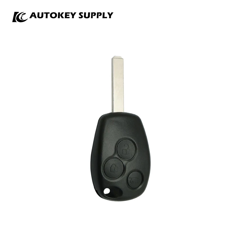 

Для Renault 3-кнопочный дистанционный ключ с лезвием без логотипа (Vac102) Autokeysupply AKRNS226