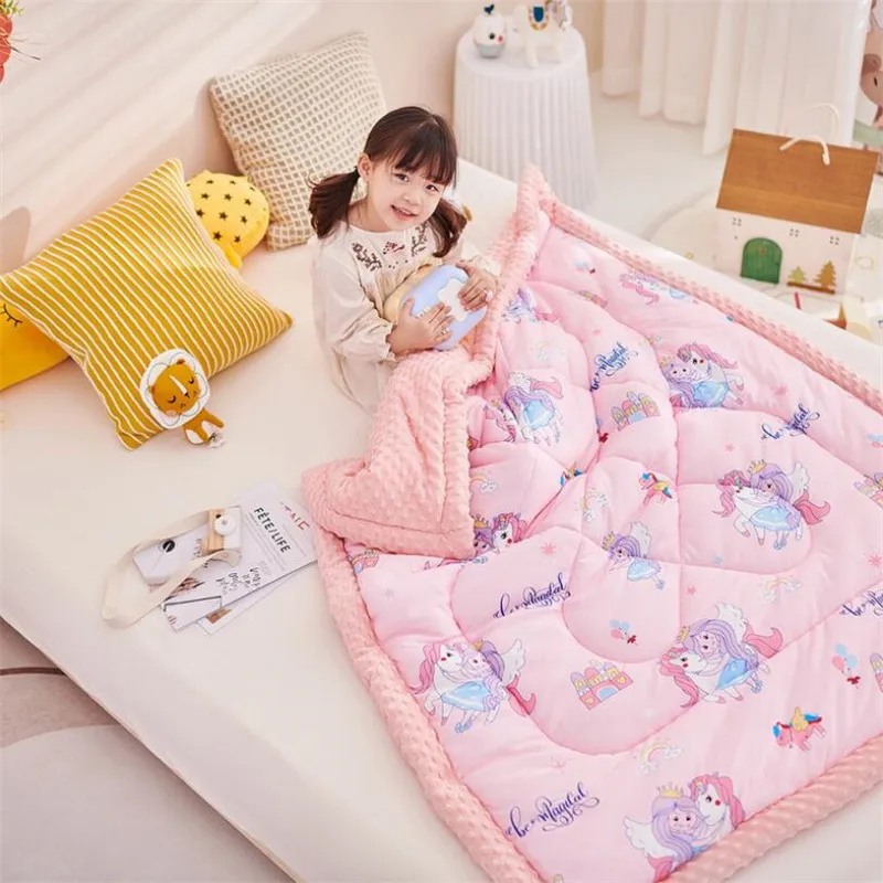 110x150cm Thick Baby Kids Blanket For Bed Winter Warm Blanket 4 Season Kids 3d Raised Bedding Blanket Quilt 8 Patterns