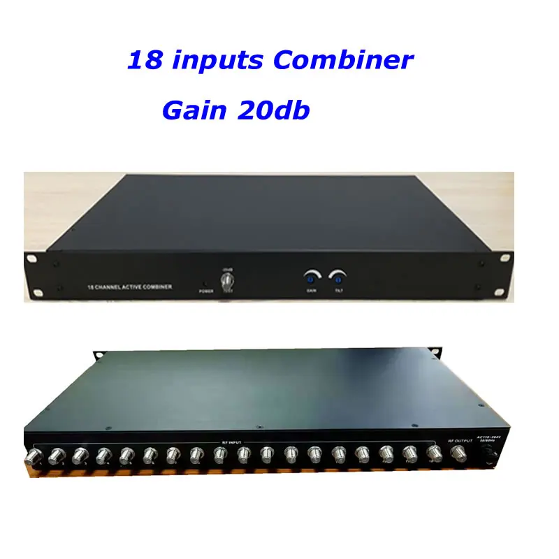 18 channels CATV combiner Amplifier CATV modulator 18 channel catv combiner  catv mixer/ combiner  18 input and 1 Channel output