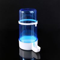Automatic Bird Feeder Hamster Parrot Dispenser Water Feeding Drinking Bowl D7YB