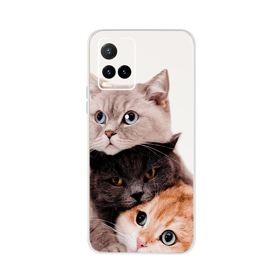 Fashion Design For Vivo Y33s 4G Case V2109 Cute Silicone Soft TPU Phone Cover For Vivo Y21 2021 Y 21 21S Y21s Back Cases Bumper