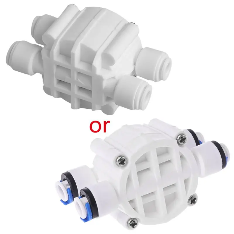 4 Way RO Auto Shut-Off Valve Switch 1/4" Water Purifier Reverse Osmosis System 