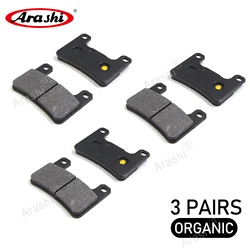 Arashi 1 Pair For KAWASAKI Z1000 2010 - 2015 Motorcycle Front Disc Rotors Brake Pads Z 1000 2011 2012 2013 2014