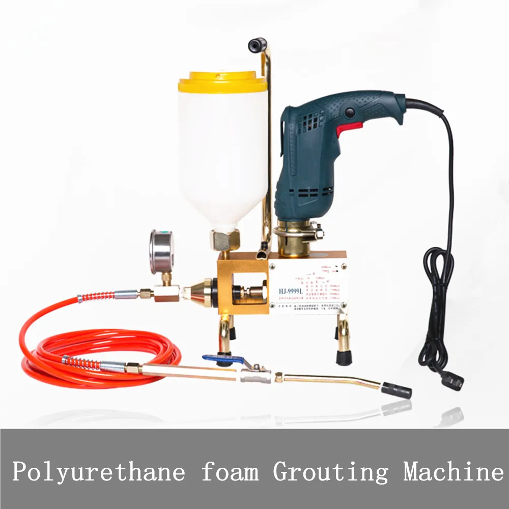 

Epoxy injection pump Epoxy / Polyurethane foam Grouting Machine Steel Hose concrete repair crack 999 high quality 810/910/1300W