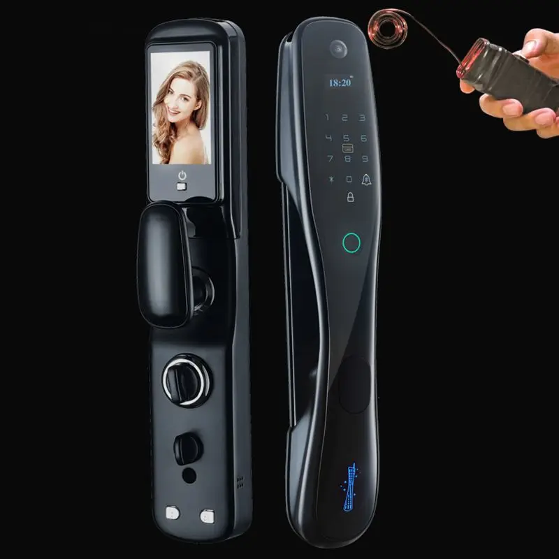 EGFirtor Biomertic Fingerprint Wifi Lock Smart Door Lock With Password IC Card APP Control Key Unlock For Home Apartment Office
