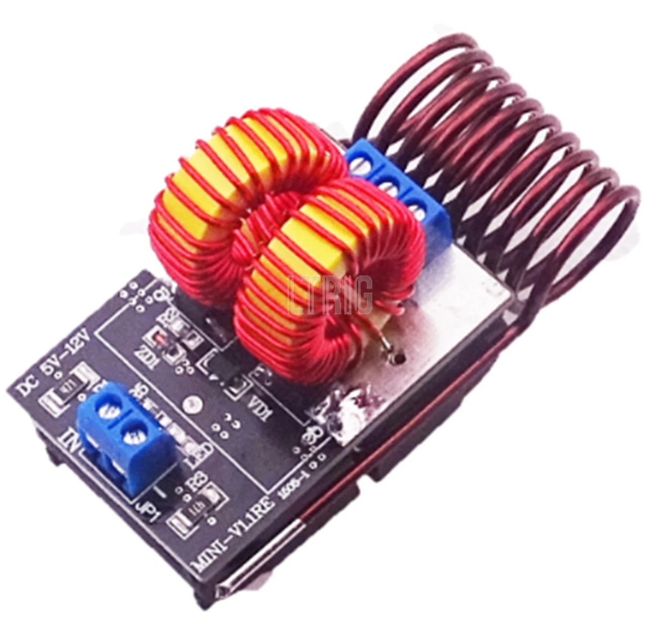 LTRIG custom 1Pcs DC 5V-12V 120W Mini ZVS Induction Heating Power Module Tesla Jacobs Ladder No Taps With Heating Coil