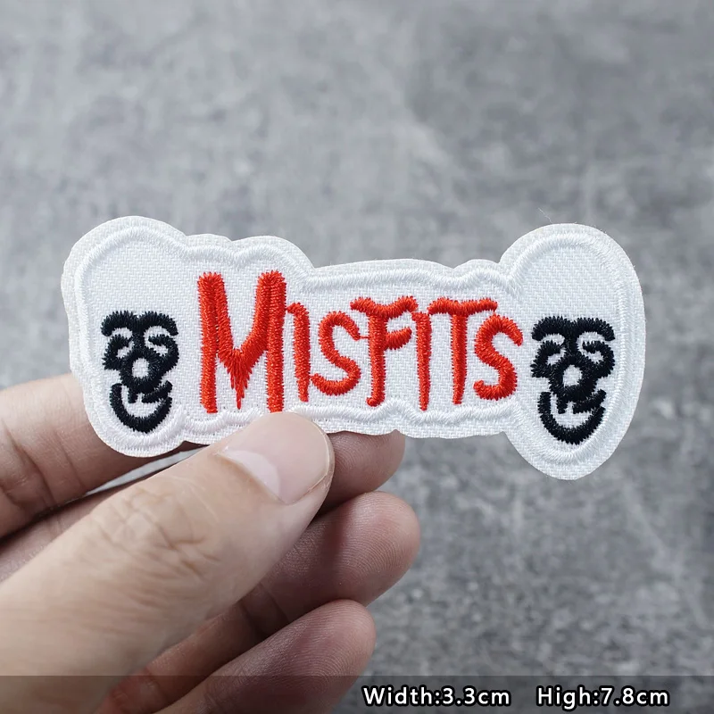 Bands Iron On Patches Apparel Sewing Fabric Handmade Appliques For Clothing Punk Rock Stickers Badges Parche