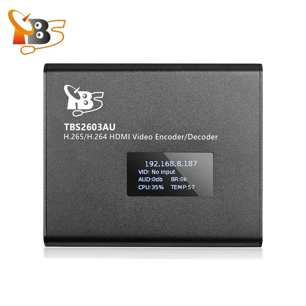 TBS2603au NDI|HX supported H.265/H.264 HDMI Video Encoder and Decoder with USB Video Recording