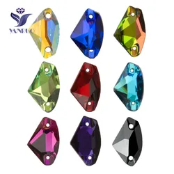 YANRUO 3256 Galactic Sew On Crystal Glass Flat Back Rhinestone Sewing Strass AAAAA Stones For Leotard Dress Decoration DIY Gems