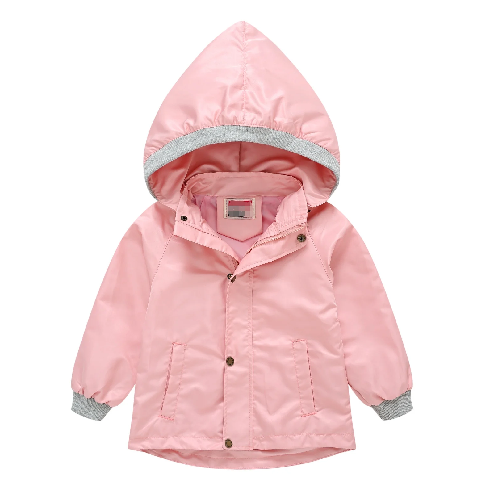 Chica chaqueta niño chaqueta de primavera Collar abrigo para niños rosa azul oscuro de los niños prendas de vestir OLOME muchachos sólidos ropa