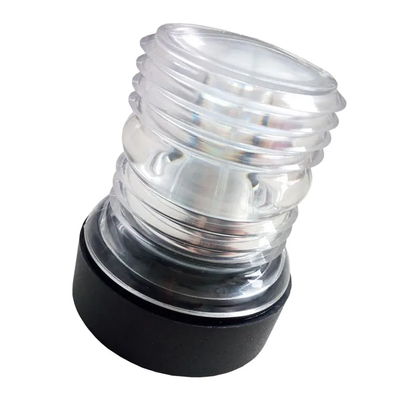 ABS البلاستيك قارب ضوء 360 درجة ضوء الملاحة المستديرة ‌ مصباح ملاحة رؤية 2 ميل ‌ 206LM ضوء أبيض عالي التجويف