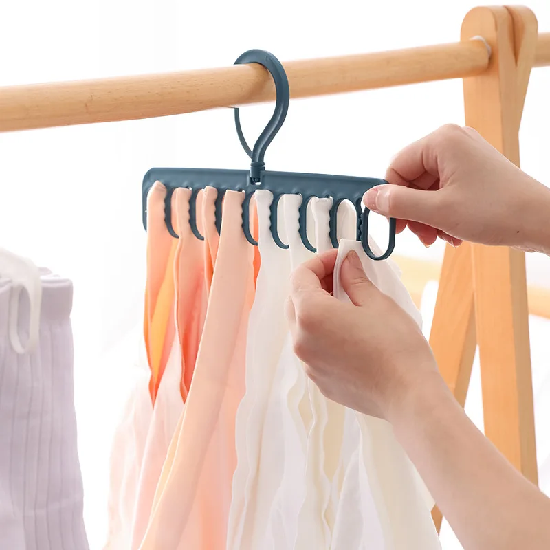 Multifunctional Drying Rack Hanger Windproof Underwear Hanger Socks Clothes Clip Home Furnishing Wardrobe Rack Storage