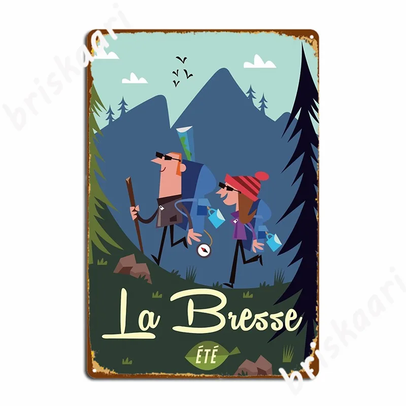 La Bresse Poster Metal Sign Painting Décor Club Home Design Home Tin Sign Poster