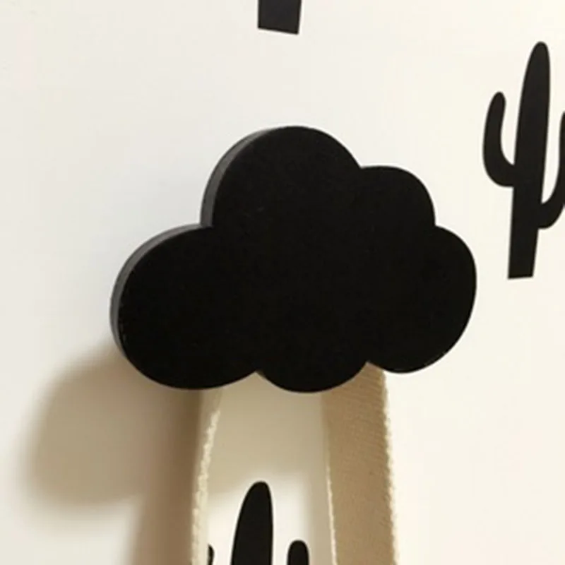 

2Pieces/Lot Wooden Cloud Hook Decoration Home Decor Room Decoration Children's Room Decoration Wall Stickers Stickers анимеобои