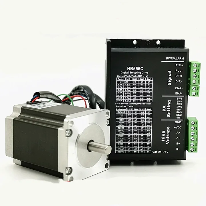 Nema 23 Stepper Motor  1N.m /1.8N.m/2N.m /2.8N.m  57YG250 +Digital Driver HB556C