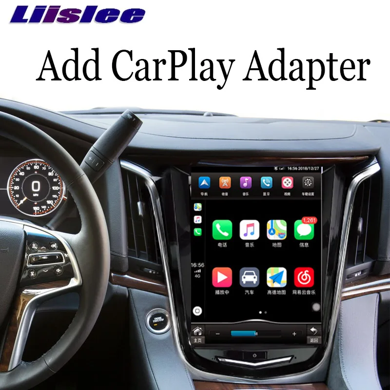 

Автомобильный мультимедийный плеер Liandlee CarPlay для Cadillac Escalade GMT K2XL 2015 ~ 2020, автомобильное радио с экраном 10,4 дюйма, навигацией, GPS-навигацией