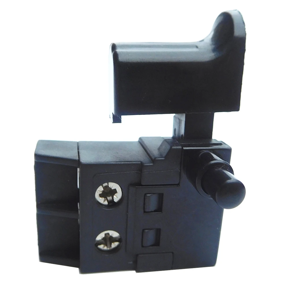 Saklar Tombol Tekan Pengunci Listrik Anti Debu untuk Mesin Pemotong Palu Gergaji Bundar 16A/125V 12A/250V KEDU HY27C2-1, 1-Pak